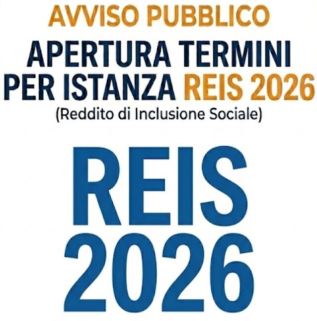 REIS 2026 - Avvio presentazione domande